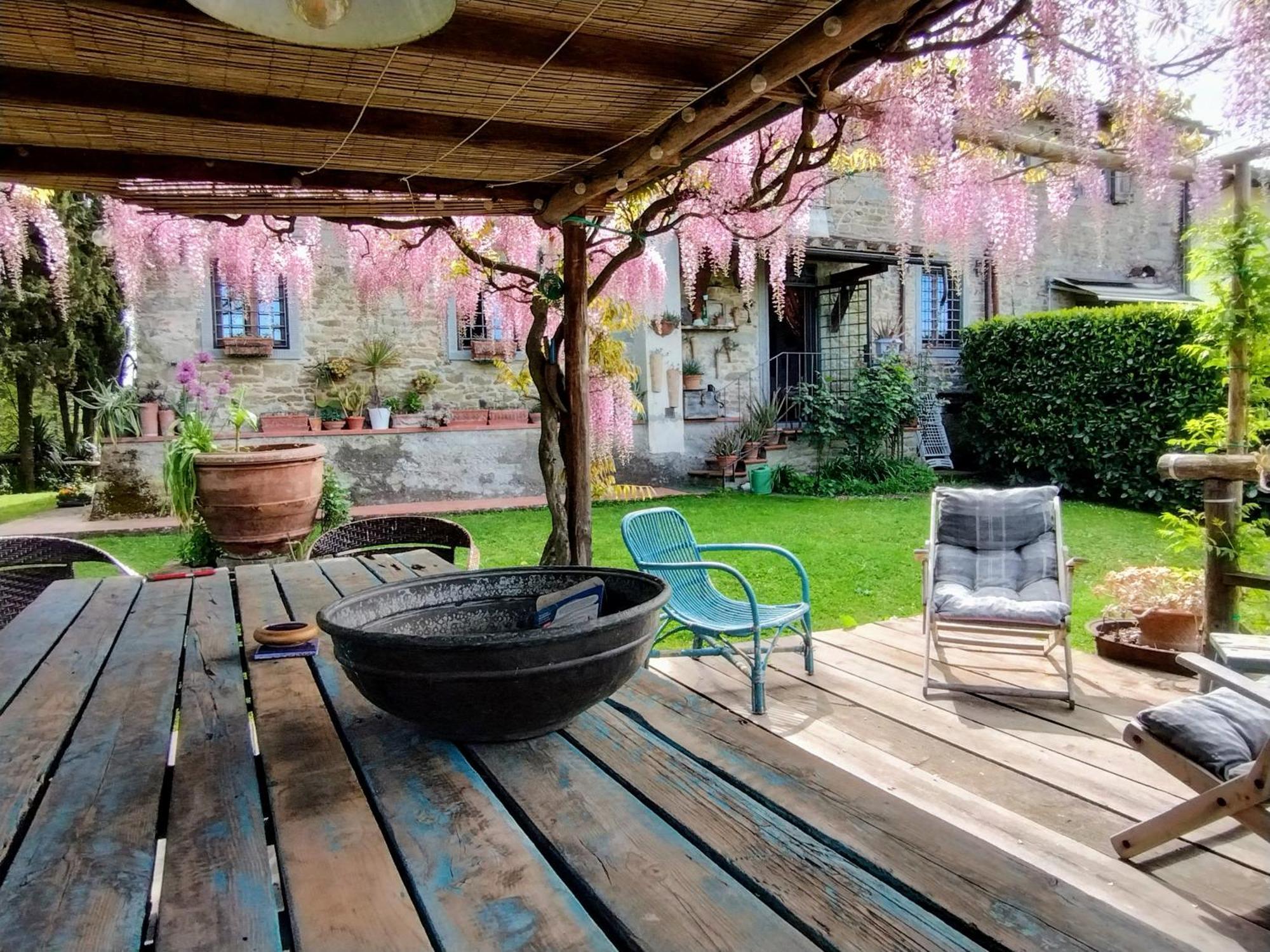 Tuscan Hills - Stonehouse, Garden & Pool Vicchio Eksteriør billede