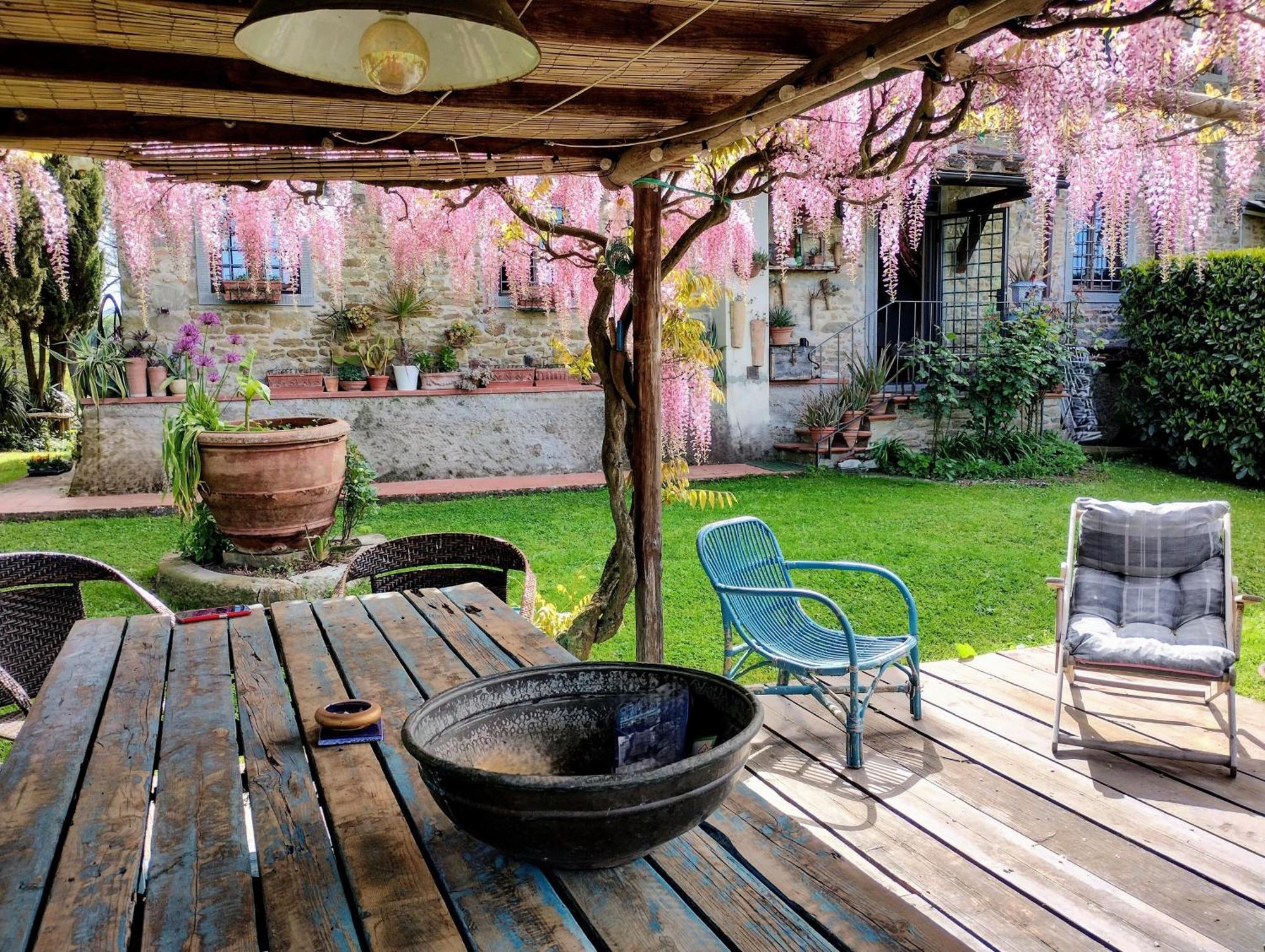 Tuscan Hills - Stonehouse, Garden & Pool Vicchio Eksteriør billede