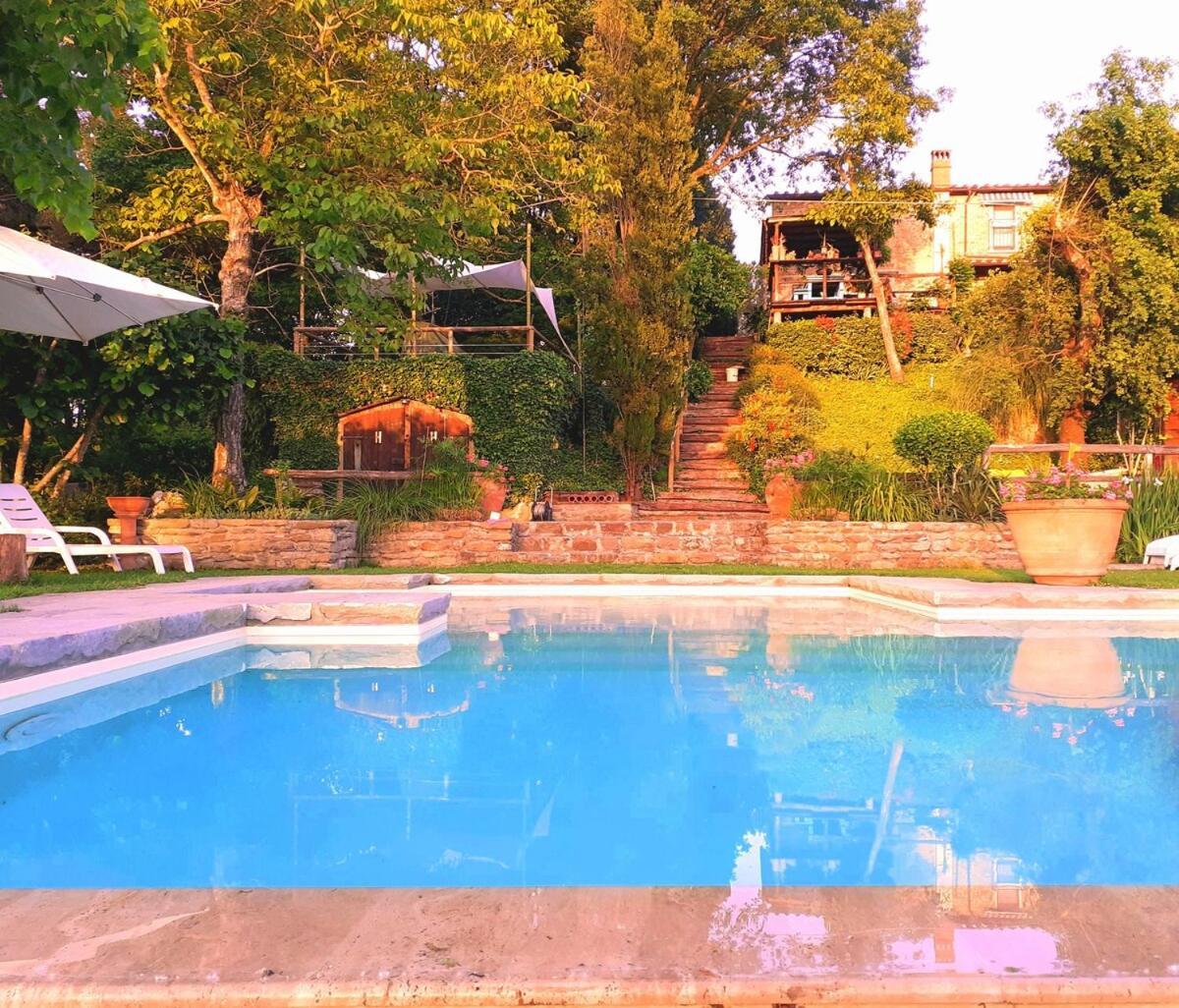 Tuscan Hills - Stonehouse, Garden & Pool Vicchio Eksteriør billede